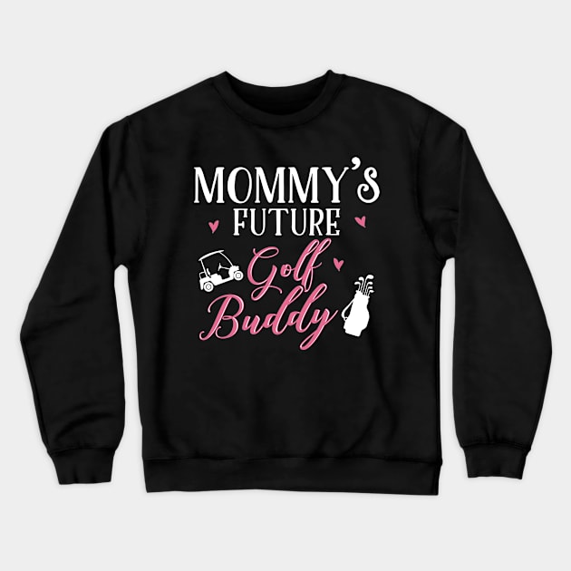 Golf Mom and Baby Matching T-shirts Gift Crewneck Sweatshirt by KsuAnn